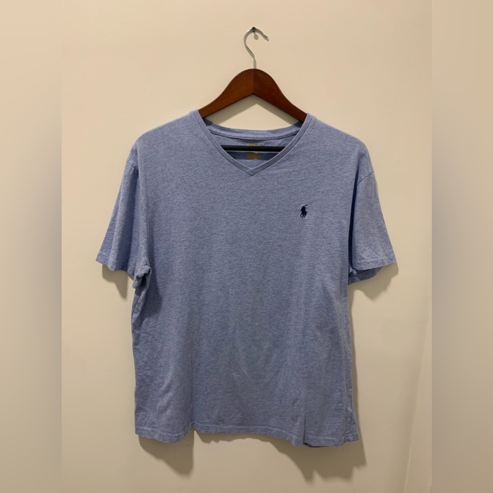 Light Blue Polo V-Neck